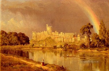 ウィンザー城の風景の研究 サンフォード・ロビンソン・ギフォードの風景 Oil Paintings